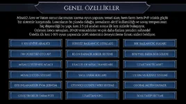 Misali2 Destan Metin2 Pvp Server - 1-105 Orta Emek - 27 Şubat 2026 - Genel Özellikler