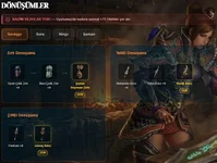 OlivaMt2 Metin2 Pvp Server - 1-105 Orta Emek - 6 Mart 2026 -  Dönüşümler