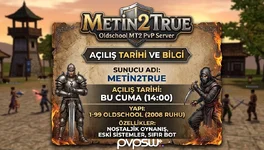 Metin2True Metin2 Pvp Server - 1-99 Oldschool - 3 Nisan 2026 Metin2True Metin2 Pvp Server - 1-99 Oldschool - 3 Nisan 2026