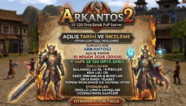Arkantos2 Metin2 Pvp Server - 55-120 Orta Emek - 10 Nisan 2026 - Server incelemesi pvpsw.com