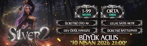 Silver2 Metin2pvp Server - 1-99 Orta emek metin2pvp - 10 Nisan 2026 - Açılış bilgi