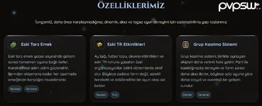 Tunga2 - 1-99 Metin2pvp Server - Özellikler