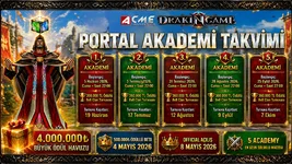 DrakinGame LightFarm Kopvp server - 8 Mayıs 2026 - Akademi takvimi